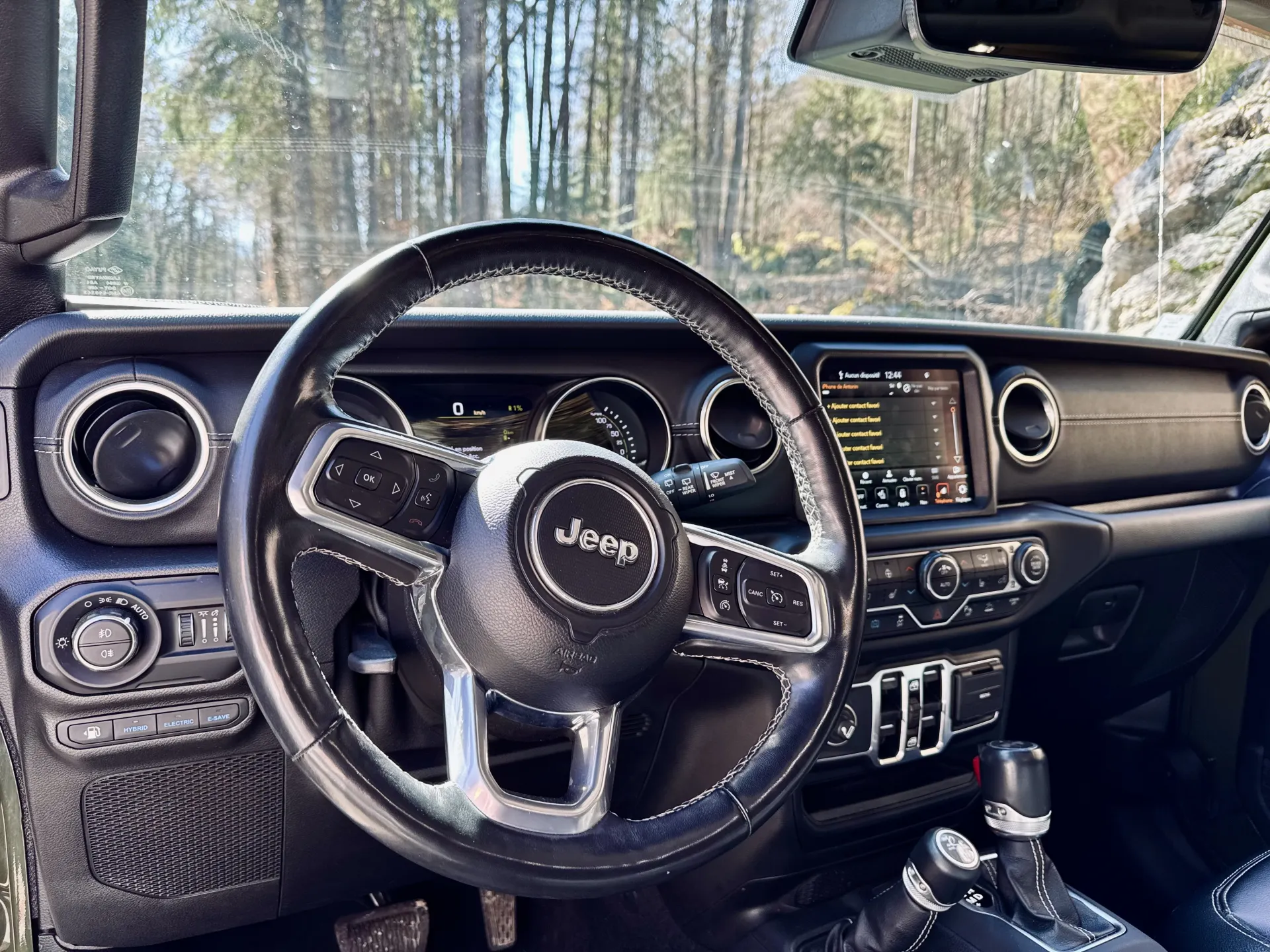 Wrangler JL intérieur